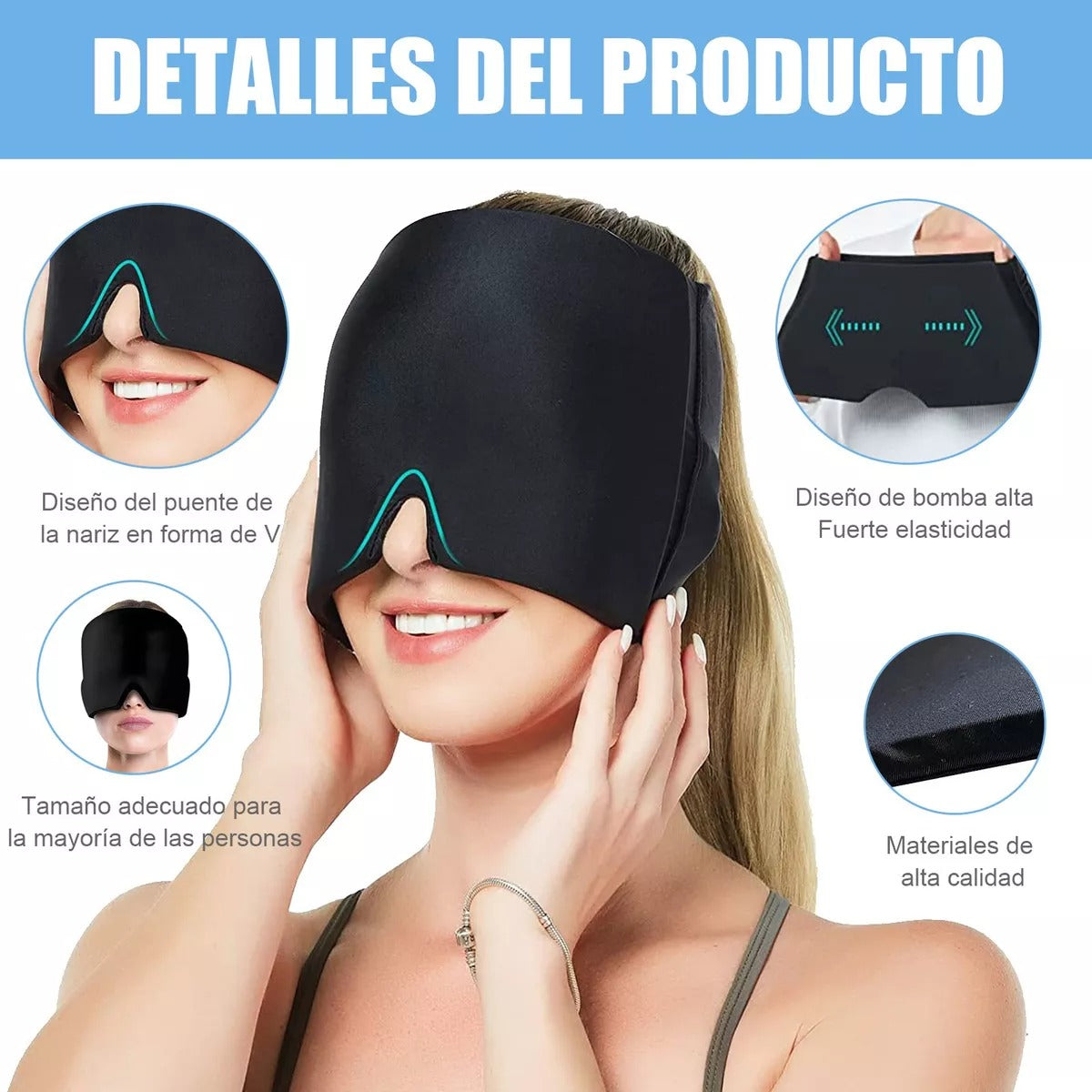 Gorro De Gel Para Dolor De Migraña